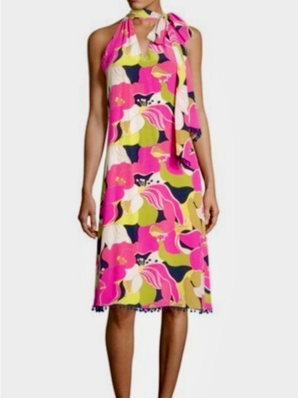 Trina Turk, NWT,  Silk, Wailua, Midi Dress